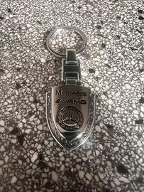 Portachiavi elegante mercedes benz amg acciaio
