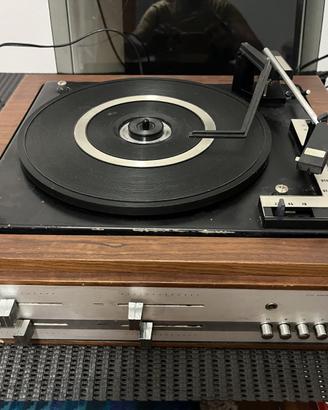 Giradischi vintage funzionante JVC e casse Augusta