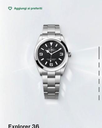 Rolex Explorer 36 mm PERMUTO