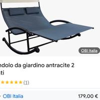 dondolo 2 posti come in foto. 