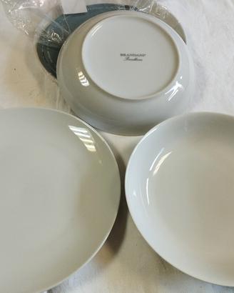 Piatti porcellana Brandani. sottopiatti Murano 