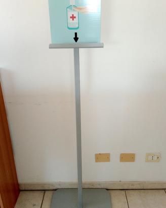 Piantana porta dispenser per gel igienizzante