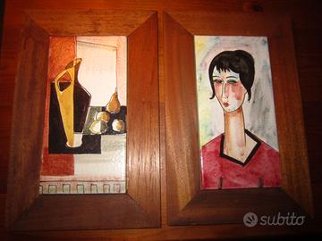 Modigliani stile coppia formelle