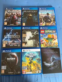 Giochi ps4 e ps5