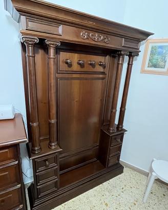 Mobile Ingresso Classico con Colonne e Cassetti