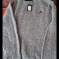 Maglione dolcevita kappa tg xxl grigio blu nuovo