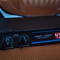 YAMAHA REV 100 REVERBERATOR EFFETTI RACK rev delay