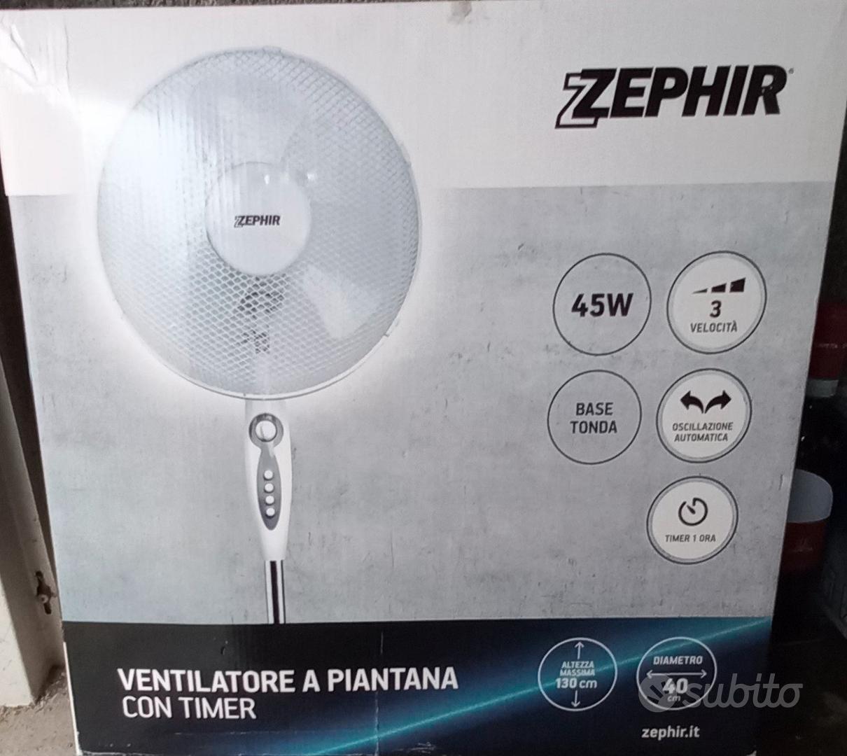 Ventilatore a piantana zephir 40 w con timer - Elettrodomestici In