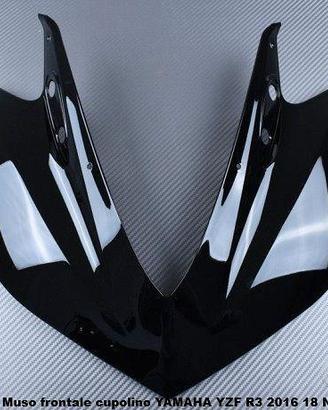 Muso frontale cupolino YAMAHA YZF R3 2016 18 Nero