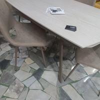 Tavolo 140x90 allungabile con 4 sedie