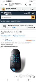 Telecomando apri portone Came