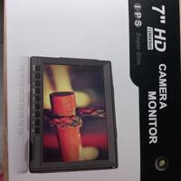 Monitor 7 pollici per fotocamera o videocamera