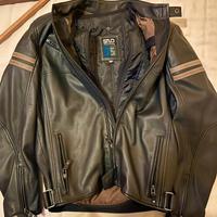 Giacca moto in pelle STUD