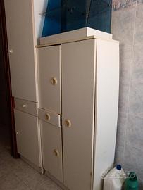 mobili bianchi da bagno