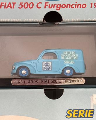 Modellino Brumm Fiat 500 C furgoncino 1949