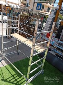 trabattello alluminio alto 2.00mt base 100x155