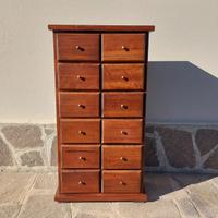 mobilino  in legno con cassetti