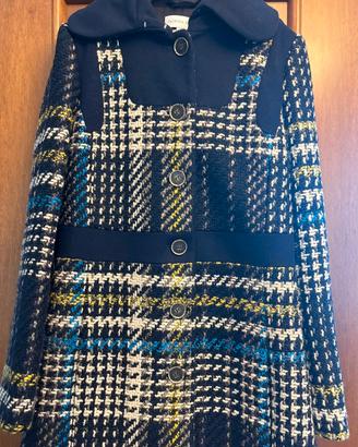 Cappotto blu a fantasia - Patrizia Pepe
