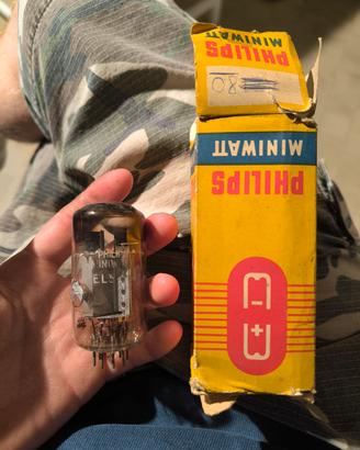 valvola termoionica Philips miniwatt