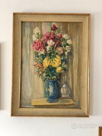 ARTURO PASETTO dipinto ad olio su tela anni 50