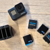 GoPro Hero 7 Black + 4 batterie