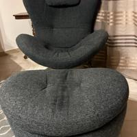 Poltrona e pouf  “design”
