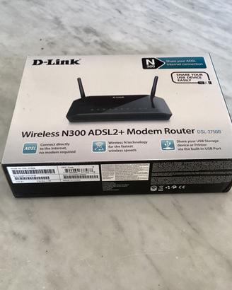 MODEM/ROUTER ADSL WIRELESS D-LINK N300 DSL-2750B