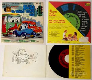 45 giri Disney Cenerentola e Susi la piccola coupè