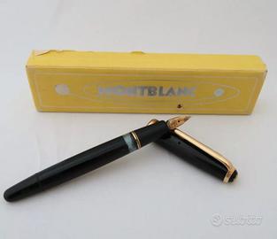 MONTBLANC MEISTERSTUCK BLACK 14 KT GOLD NIB + BOX