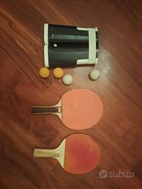 ping pong racchetta rete pallina kit