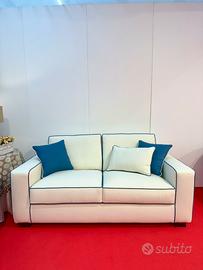 Divano 2 posti in tessuto sfoderabile