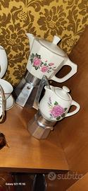Coppia di caffettiere Moka antiche