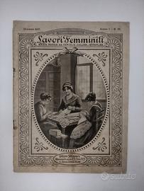 Rivista d'epoca lavori femminili - 1915