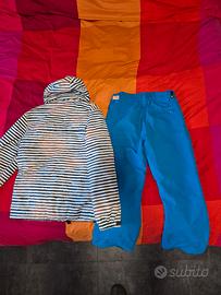 giacca e pantaloni snowboard 