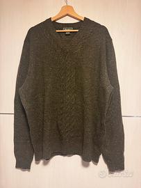 Maglione Eddie Bauer Lana d'Agnello Cammello XL