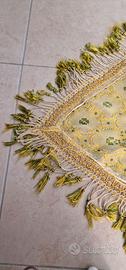 Coperta siciliana in seta con frange 2,30x2,40