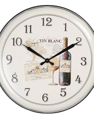 Orologio parete shabby chic 62 cm Vin Blanc bianco