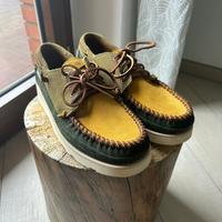 Mocassino Sebago verde-giallo tg 43