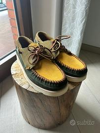 Mocassino Sebago verde-giallo tg 43