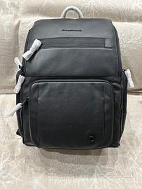 ZAINO IN PELLE NERO PIQUADRO