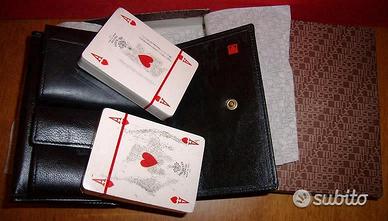 Custodia in pelle per carte da gioco