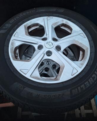 cerchi gommati invernali per nissan xtrail