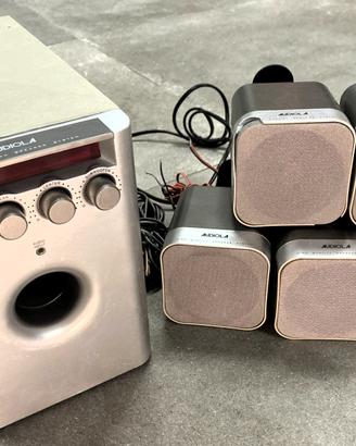 Diffusori audio Home Theater 5.1 AUDIOLA 100W