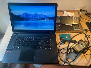Notebook Acer 15.6" - 8GB RAM + 128SSD + Accessori