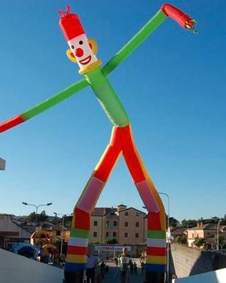 Omino gonfiabile airdancer 6 metri con 2 motori