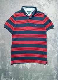 polo Tommy Hilfiger a righe tg L  cotone