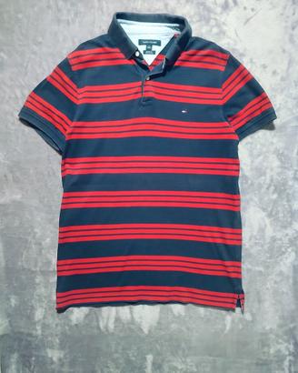 polo Tommy Hilfiger a righe tg L  cotone
