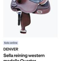 Sella western Denver mod. Quarter