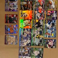 LOTTO CARTE RARE da 104 a130 NARUTO MYTHOS TCG 1ed