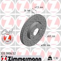 2Discofreno ZIMMERMANN HYUNDAI I20